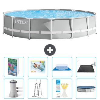 Intex Piscina Prism Frame Redonda - 457x107 Cm - 9-piezas S567
