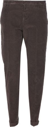 Dondup Brown Straight-Fit Pants