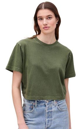 Richer Poorer Inc. The Relaxed Crop Tee in Cypress at Nordstrom, Size Small