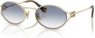 Miu Miu Eyewear MU52YS Sunglasses - Gold