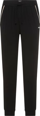 HUGO BOSS Pyjamahose BOSS Unique, Herren, Gr. XXL, N-Gr, schwarz 001, Jersey, Obermaterial: 95% Baumwolle, 5% Elasthan, lang, Hosen Pyjamahose, bequeme Joggingh
