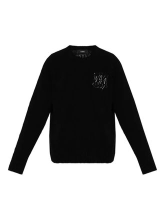 Amiri MA crew-neck sweater - Black
