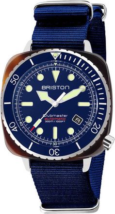 Briston Clubmaster Blue Dial Mens Watch 21644.SA.T.15.NNB
