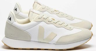 Veja Womens VEJA Rio Branco II Alveomesh Womens Trainers - White/Pierre - Tan - Size: 5
