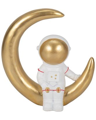 Sagebrook Home 7In Space Man On Crescent Moon