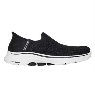 Skechers Dames Go Walk 7 Slip-In Sneakers (Zwart/Wit)
