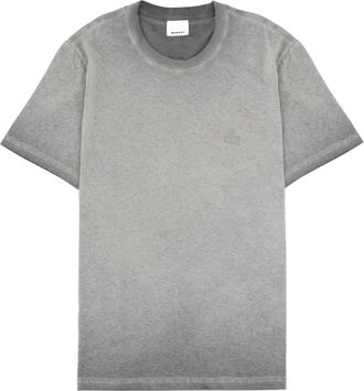 Isabel Marant Grey Solid Crew Neck T-Shirt