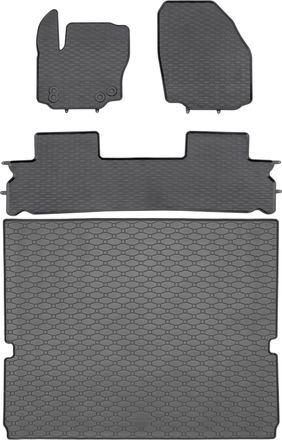 OEM Juego De Alfombrillas De Goma Para Coche Y Alfombrilla Para Maletero Para Ford Galaxy Ii Minivan (2006-2010)