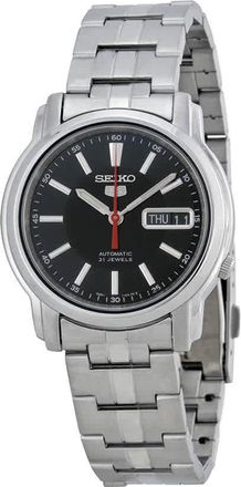 Seiko Series 5 Automatic Black Dial Stainless Steel Watch SNKL83
