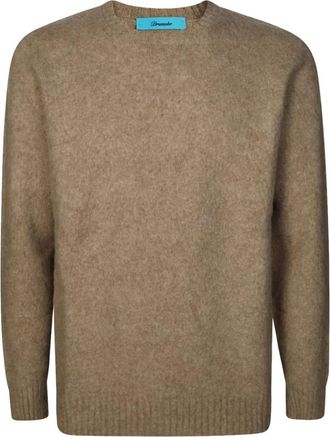 Drumohr Brown Crew Neck Sweater