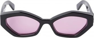 Off-white Off White Oeri144 Hilo 1030 Black Pink Sunglasses