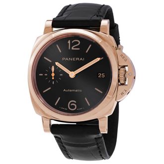 Officine Panerai Luminor Due Automatic Black Dial Mens Watch PAM01029