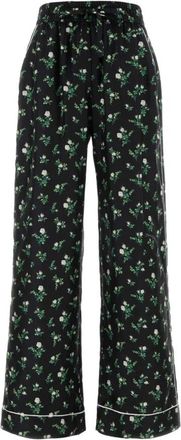 Dolce & Gabbana Twill Vanity Broek - Dames - Pyjama - Zwart - S - Nachtkleding