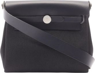 Herm&egrave;s Pre-owned Hermes Military Toile and Vache Hunter Herbag Zip 20 Ladies AJU92F69JQ08W1VR