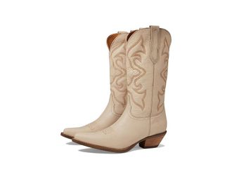 Dingo Out West Cowboy Womens Boots Sand Smooth : 6.5 B - Medium, Leather