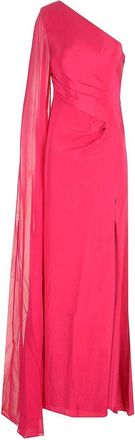 Roland Mouret Asymmetrical Silk Dress