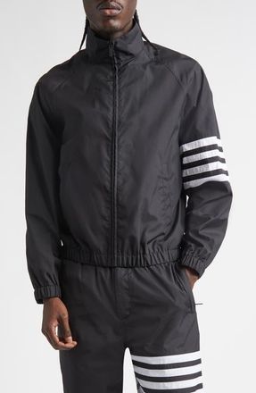 Thom Browne 4-Bar Track Jacket in Black at Nordstrom, Size 0