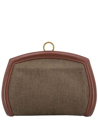 Gucci Brown Cotton Clutch (Authentic Pre-Loved)