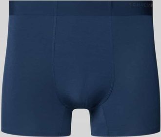 Schiesser Trunks mit elastischem Bund und Label-Detail in Marine, Gr&ouml;&szlig;e XXL