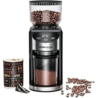 Rommelsbacher ekm 400 macinacaff&egrave; 200 w Nero, acciaio inox