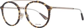 Police Brown Metal & Plastic Glasses Mens (Frames)