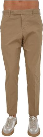 Pantaloni Torino Pantalone - Heren - Chinos - Beige - M - Katoen - Broeken