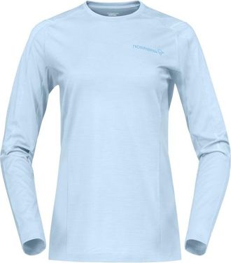 Norr&oslash;na Falketind EqualiserUll Long Sleeve Merinoshirt f&uuml;r Damen | blau