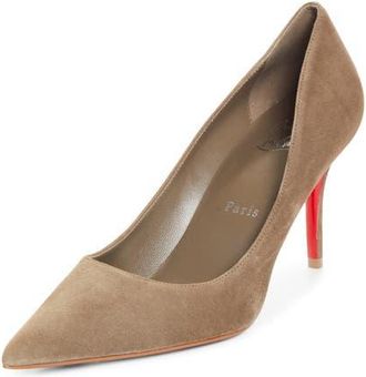 Christian Louboutin Miss Z Pointed Toe Pump in Silex/Sinex at Nordstrom, Size 11.5Us