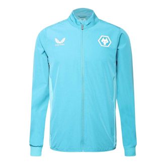 Castore Wolverhampton Wanderers FC-anorak voor heren (Pagode Blauw)