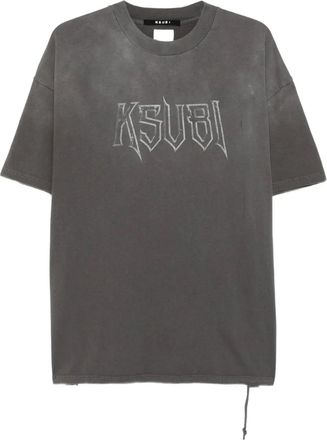 Ksubi logo-print T-shirt - Grey