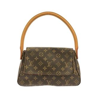 Louis Vuitton Pre-owned Monogram Mini Looping Schoudertas - Dames - Pre-owned - Bruin - Maat: ONE Size