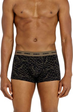 Diesel Three-pack of trunks with graphic motif - Trunks - Man - Black