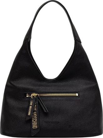 Love Moschino Bolso Hobo Signature - Bags - Mujer - Negro - ONE SIZE