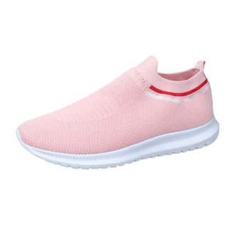 Generic Womens Orthopedic Walking Trainers Ladies Wide Fit Gym Sneakers Womens Color Mesh Solid Spring Lightweight Lowtop Round Fashion Toe Walking Shoes for 