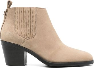 Tod's Stivaletti in suede 70mm - Toni neutri