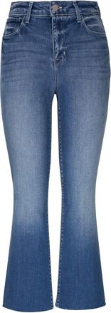 L'agence Pantaloni crop Kendra - Blu