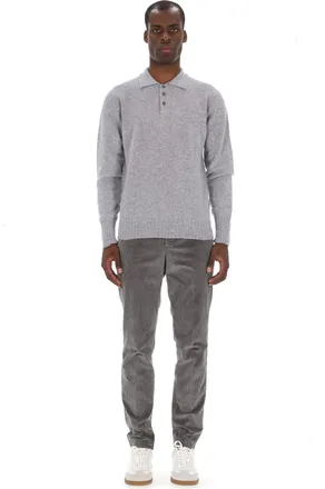Drumohr Lambswool Knit Polo-Shirt