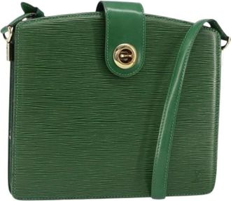 Louis Vuitton Pre-owned Cross Body Bag - Dames - Vintage Schoudertas - Groen - ONE Size - Leer - Vintage