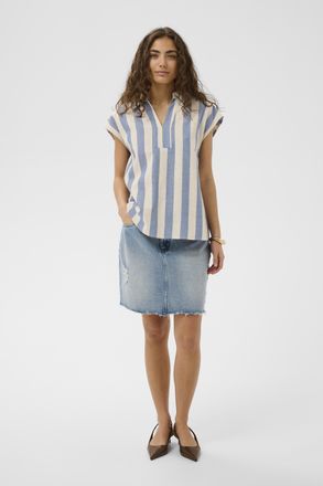 Culture Blouse met korte mouwen CUkapina Blouse met korte mouwen Relaxed fit