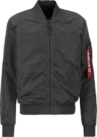 Alpha Industries MA-1 Light Weight Allover Print Rainbow Reflective Bomber Jacket