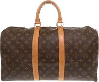 Louis Vuitton Pre-owned Weekend Bags, male, Brown, Size: ONE SIZE Pre-owned Boston bag