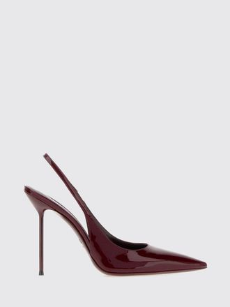 PARIS TEXAS Lidia Patent Leather Slingback Pumps with High Heel