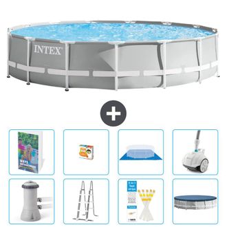 Intex Piscina Prism Frame Redonda - 457x107 Cm - 9-piezas S590