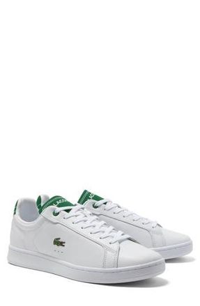 Lacoste Carnaby Pro Sneaker in White/Green at Nordstrom Rack, Size 12.5