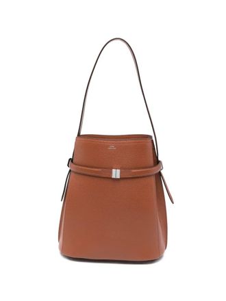 Toteme Belted Leather Bucket Bag