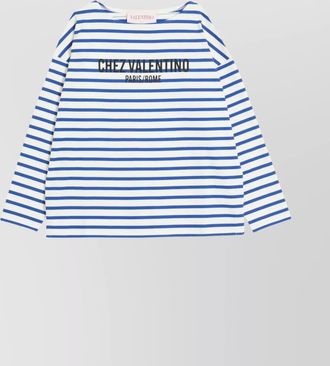 Valentino Garavani embroidered long-sleeve t-shirt