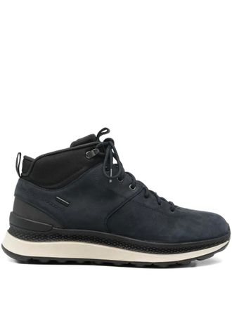 Geox Apherica leather boots - Blu