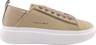 Alexander Smith Minimalistische Sneakers voor een stijlvolle look - Dames - Sneakers - Beige - 36 EU - Schoenen