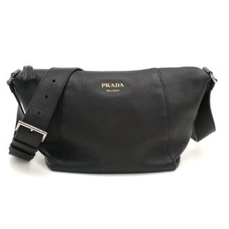 Prada Black Leather Shoulder Bag (Pre-Owned)