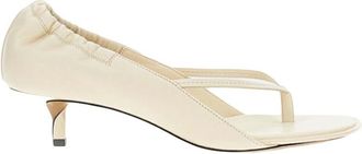 Jacquemus White Solid Heels
